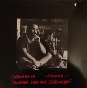 LP - Liedermeier - Lebendig - Zwischen Zorn Und Zärtlichkeit - folk liedermacher. Insert
