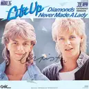 12inch Vinyl Single - Lift Up - Diamonds Never Made A Lady - Green Transparent