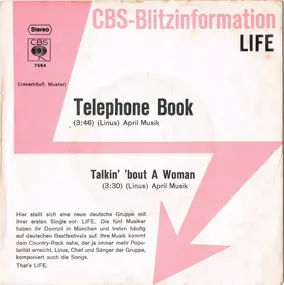 Life - Telephone Book / Talkin' 'Bout A Woman