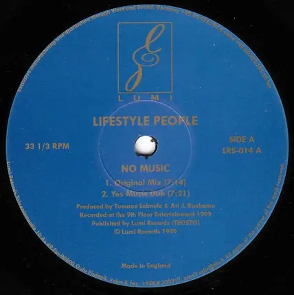 Lifestyle People - No Music