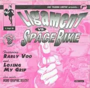 7inch Vinyl Single - Ligament Vs Space Bike - Rarly Voo / Losing My Grip - Silver