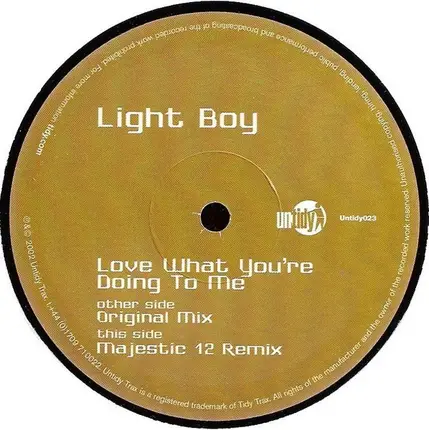 Light Boy - Love What You're Doing To Me