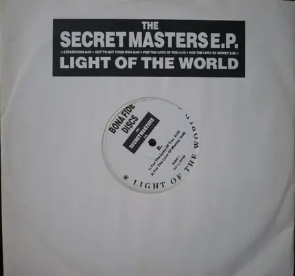 Light Of The World - The Secret Masters E.P.
