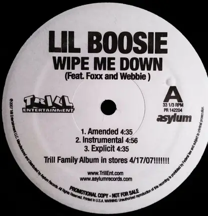 Lil' Boosie - Wipe Me Down