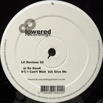 Lil' Devious - Lil' Devious 02 EP
