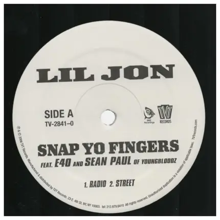 Lil Jon Feat. E40 & Sean Paul - Snap Yo Fingers