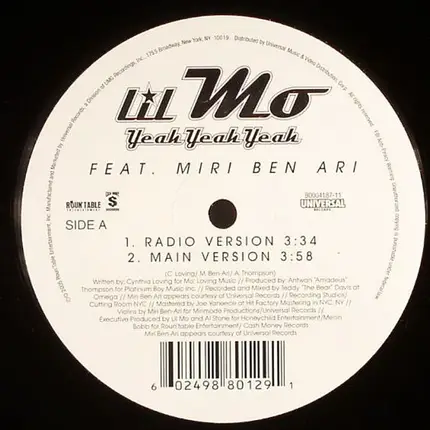 Lil Mo Feat. Miri Ben Ari - Yeah Yeah Yeah