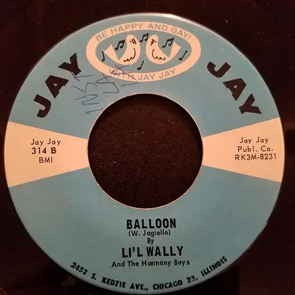 Li'l Wally And The Harmony Boys - Bartenders Song