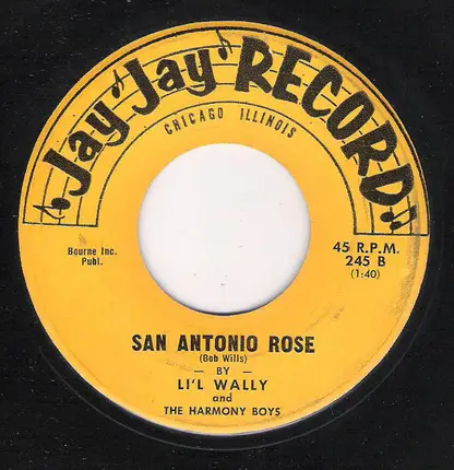 Li'l Wally And The Harmony Boys - Margie / San Antonio Rose
