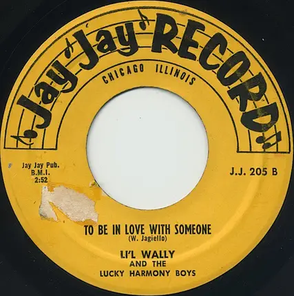Li'l Wally And The Lucky Harmony Boys Orchestra - My Wife She Got Drunk Polka / To Be In Love With Someone