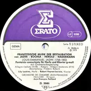 LP - Lily Laskine , Robert Veyron-Lacroix , Orchestre De Chambre Jean-François Paillard , Louis-Emmanuel - Französische Musik Der Restauration