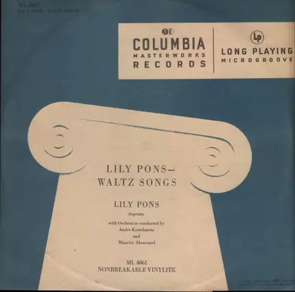 Lily Pons - Waltz Songs