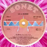 12inch Vinyl Single - Lili & Sussie - Oh Mama - Pink, White Marbeled Vinyl