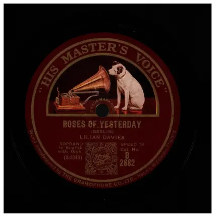Lilian Davies - Roses Of Yesterday / My Angel