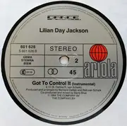 12inch Vinyl Single - Lilian Day Jackson - Got To Control It