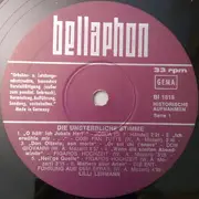 LP - Lilli Lehmann - Die Unsterbliche Stimme