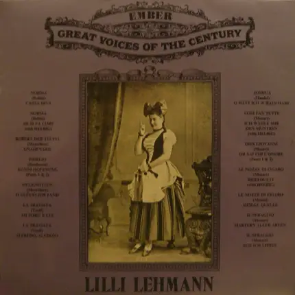 Lilli Lehmann - Lilli Lehmann