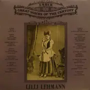 LP - Lilli Lehmann - Lilli Lehmann