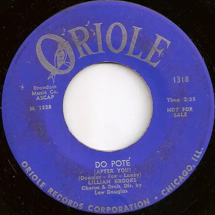 Lillian Brooks - You Oughta Get To Know Me Better / Do Pote (After You)