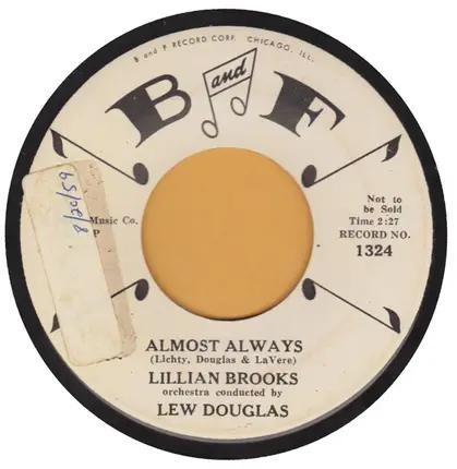 Lillian Brooks - Goodnight Dearest Love / Almost Always