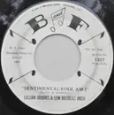 7inch Vinyl Single - Lillian Brooks & Lew Douglas And His Orchestra - Sentimental Fool Am I / Why Don't You Believe Me