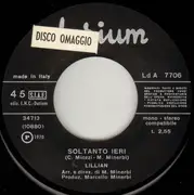 7inch Vinyl Single - Lillian - Io Ti Morivo Dietro