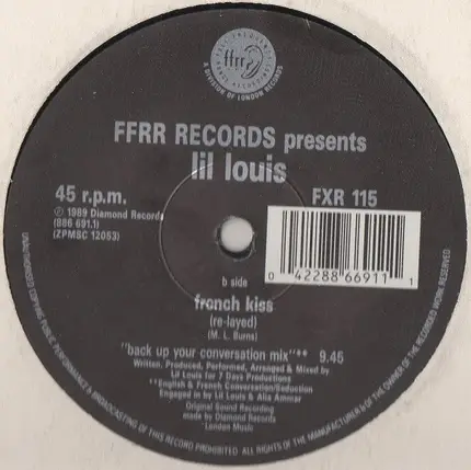Lil Louis - French Kiss (Remixes)
