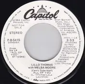 Lillo Thomas - (Can't Take Half) All Of You