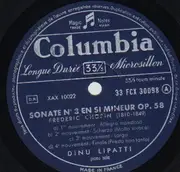 LP - Lipatti / Chopin - Sonate No.3 en si mineur