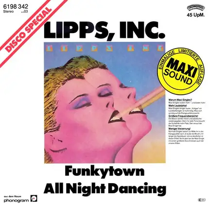 Lipps Inc.WOC, - Funkytown / All Night Dancingv