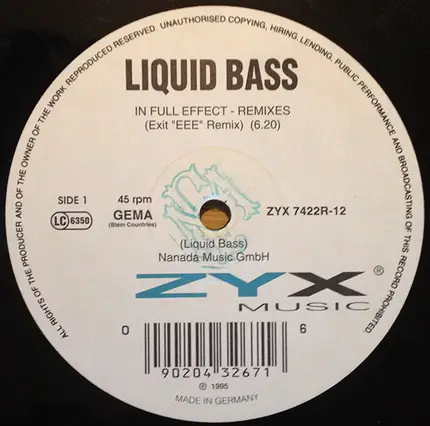 Liquid Bass - In Full Effect EP (Remixes)