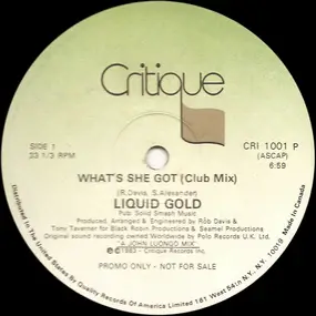 liquid gold - What's She Got