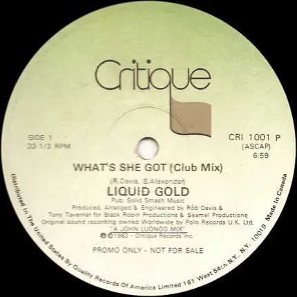 Liquid Gold - What's She Got