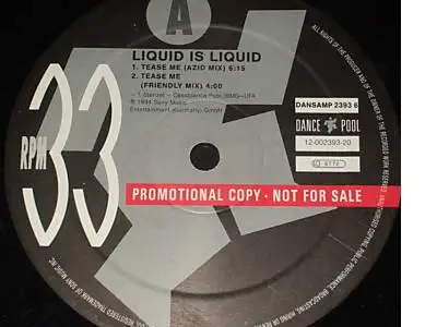 Liquid Is Liquid - Tease Me