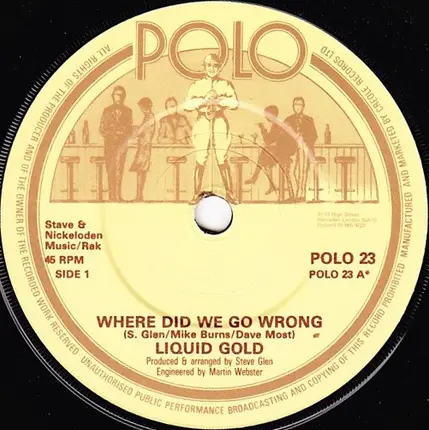 Liquid Gold - Where Did We Go Wrong?