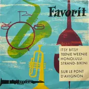7inch Vinyl Single - Lis Evanova , Orchester Carlos Diernhammer - Itsy Bitsy Teenie Weenie Honolulu-Strand-Bikini / Sur Le Pont D'Avignon - Mono