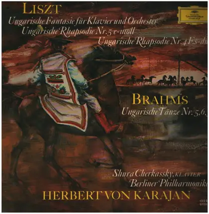Liszt / Brahms (Karajan) - Ungarische Fantasie / Ungarische Rhapsodien Nr. 4 & 5 / Ungarische Tänze