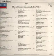 Double LP - Liszt / Chopin / Schubert / Schumann a.o. - Melodie In F - DIe Schönsten Klaviermelodien Vol. 2 - Gatefold