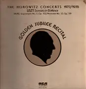 LP - Liszt / Fauré - The Horowitz Concerts 1977/1978 (Vladimir Horowitz) - + Insert