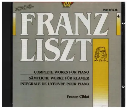 Liszt / France Clidat - Complete Works For Piano 4