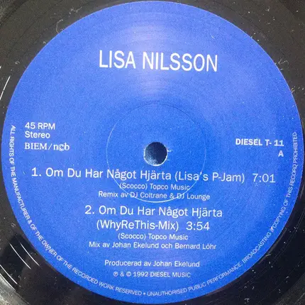 Lisa Nilsson - Om Du Har Något Hjärta