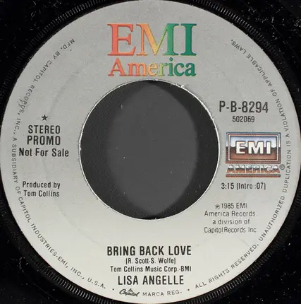 Lisa Angelle - Bring Back Love
