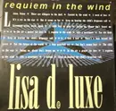 12inch Vinyl Single - Lisa De Luxe - Requiem In The Wind