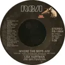 7inch Vinyl Single - Lisa Hartman / Jude Cole - Where The Boys Are / Hot Nights