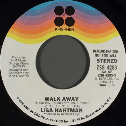 Lisa Hartman - Walk Away