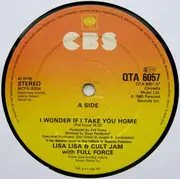 12inch Vinyl Single - Lisa Lisa & Cult Jam With Full Force - I Wonder If I Take You Home (Remixes)