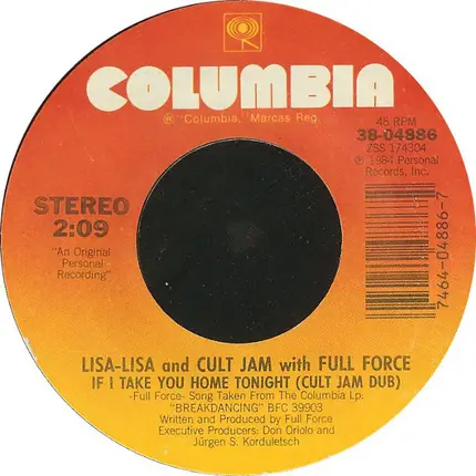 Lisa Lisa & Cult Jam With Full Force - I Wonder If I Take You Home