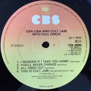 LP - Lisa Lisa & Cult Jam With Full Force - Lisa Lisa & Cult Jam With Full Force - Insert