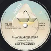 7'' - Lisa Stansfield - All Around The World - Paper Labels