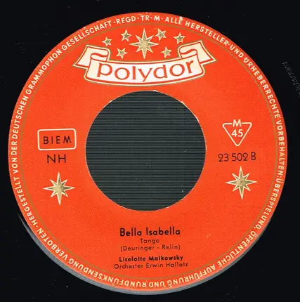 Liselotte Malkowsky - Jenny - Jenny - Joe! / Bella Isabella